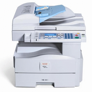 Ricoh MP-161 digital copier with print, scan, copy and fax capability.