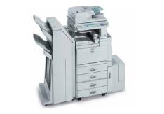 Ricoh MP-4500 digital copier with print, scan, copy and fax capability.