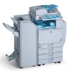 Ricoh MPC-4500 digital copier with print, scan, copy and fax capability.